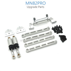 16-MN_MODEL_MN82PRO_RC_CAR_Upgrade_Parts_Connect_Rod_Oli_Shock_kit_silver