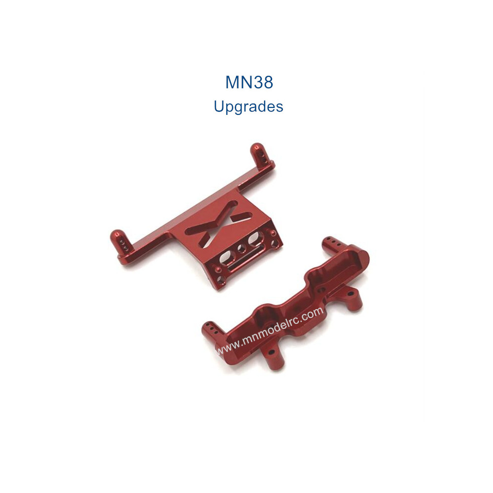 MN MODEL MN38 Upgrade parts Front and Rear Support Frame red