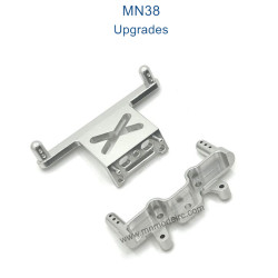 MN MODEL MN38 Upgrade parts Front and Rear Support Frame silver