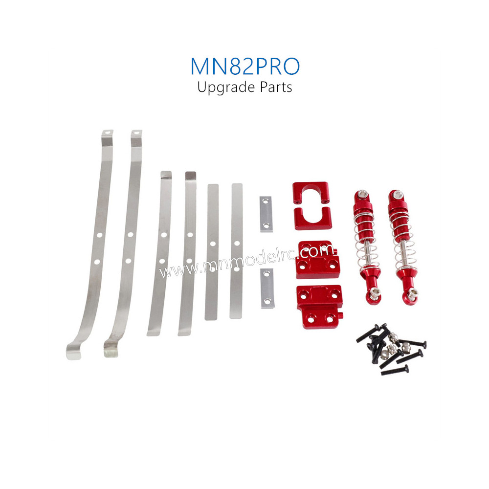 38-MN_MODEL_MN82PRO_Upgrade_Parts_Metal_Shock_and_Fixing_seat_Spring_red