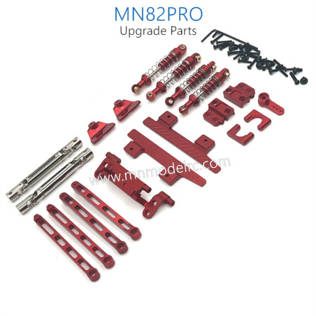 39-MN_MODEL_MN82PRO_Upgrade_Parts_Shocks_Transmittion_Shaft_and_Connect_Rod_kit_red