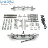41-MN_MODEL_MN82PRO_Upgrade_Parts_Front_and_Rear_Axle_kit_Shocks_and_Side_plate_silver