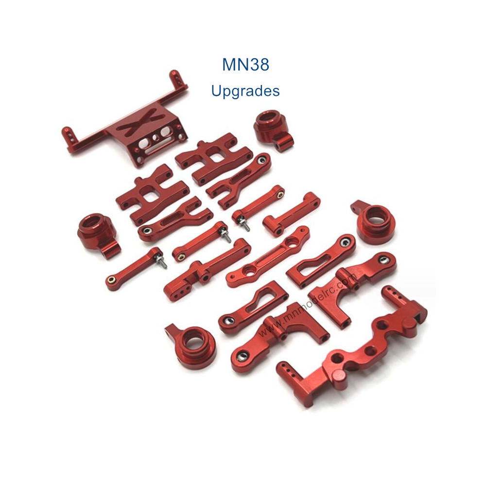 MN MODEL MN38 Upgrade parts Metal Kit red