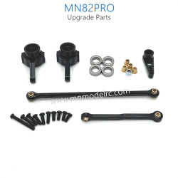 44-MN_MODEL_MN82PRO_Upgrade_Parts_Steering_Connect_Rod_and_Steering_Cups_Black