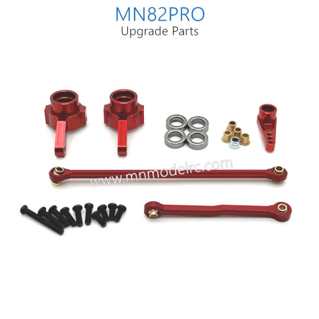 44-MN_MODEL_MN82PRO_Upgrade_Parts_Steering_Connect_Rod_and_Steering_Cups_red