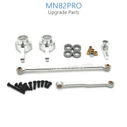 44-MN_MODEL_MN82PRO_Upgrade_Parts_Steering_Connect_Rod_and_Steering_Cups_silver