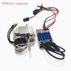MN MODEL MN82PRO Outer Rotor Brushless Motor Full Metal Gearbox Torque Restocking ESC Set (Original Plug)silver