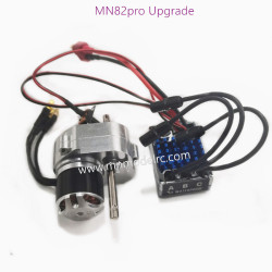 MN MODEL MN82PRO outer rotor brushless motor full metal gearbox torque replenishment ESC set (T plug)silver