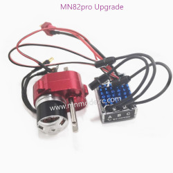MN MODEL MN82PRO outer rotor brushless motor full metal gearbox torque replenishment ESC set (T plug)red