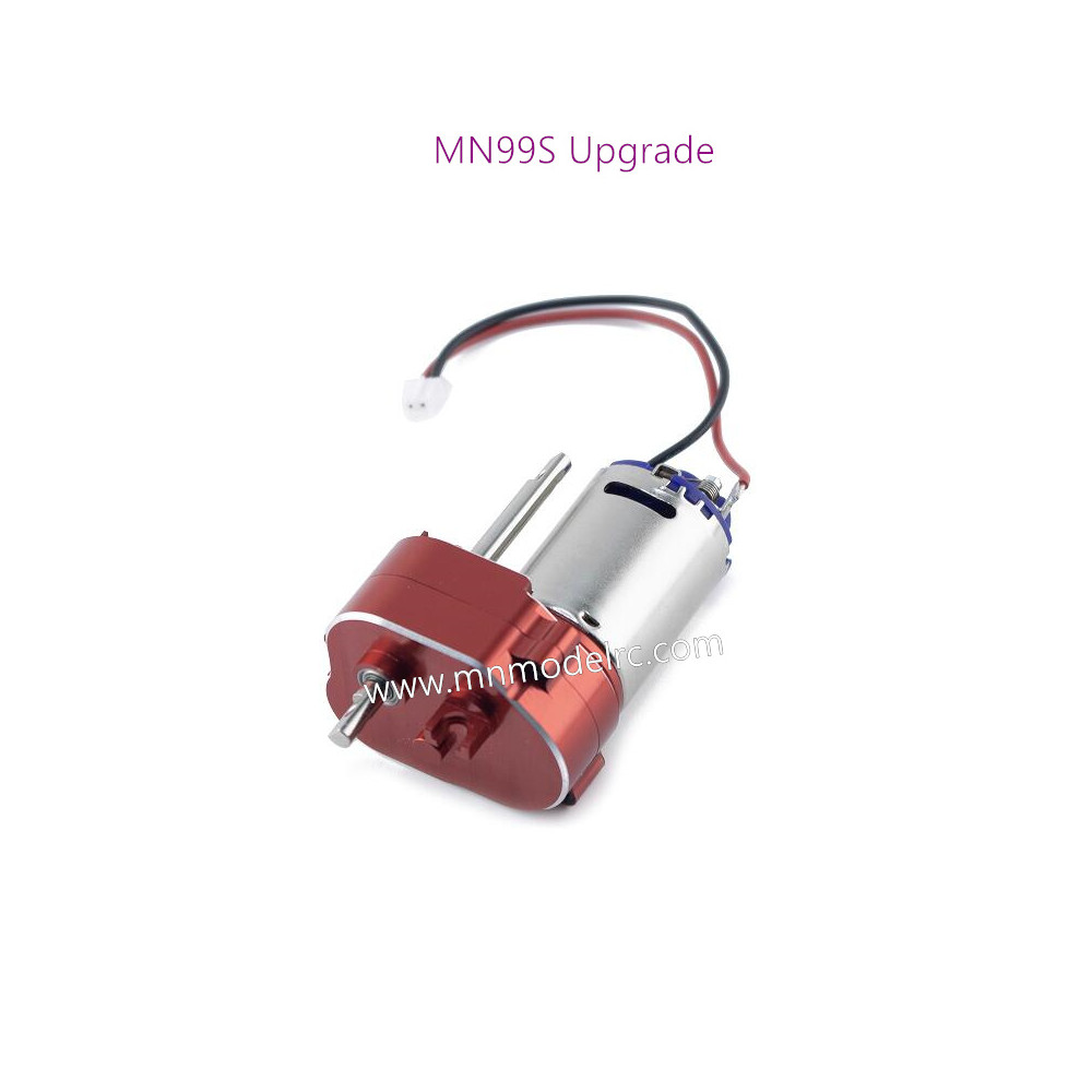 MN MODEL MN99S metal gearbox 370 motor (white motor)red