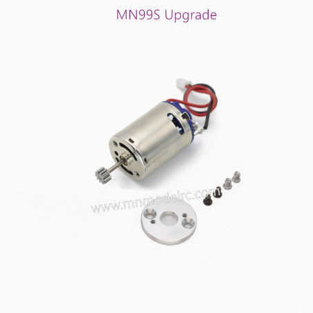 MN MODEL MN99S Upgrade Parts 370 Motor + Adapter silver