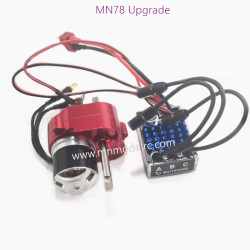 MN MODEL MN78 outer rotor brushless motor full metal gearbox torque replenishment ESC set (T plug)red