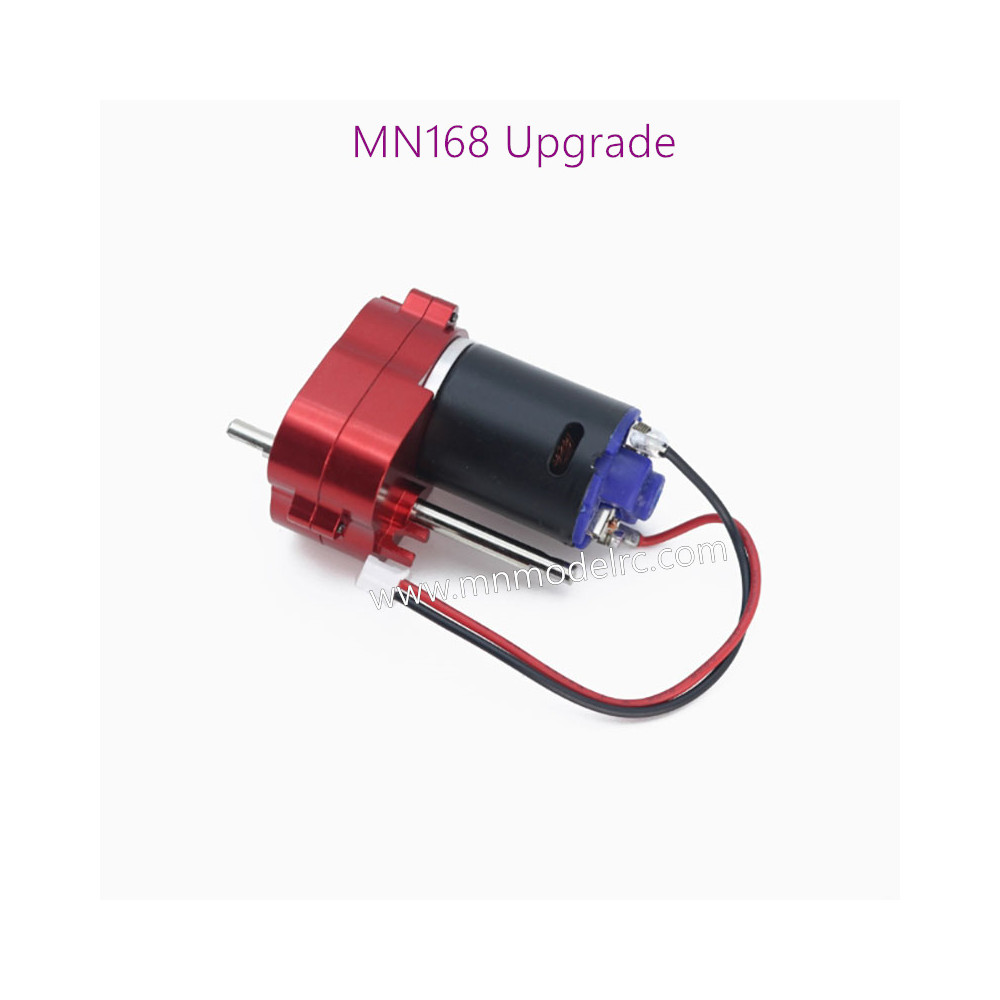 MN MODEL MN168 metal gearbox 370 motor (black leather motor)red
