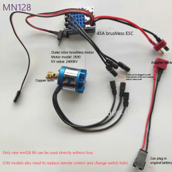 MN MODEL MN128 Upgrade Parts Brushless Motor + Brushless ESC (Only for new 128 or 86 series)