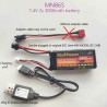 MN MODEL MN86S 7.4V 2S 3000mAh battery + charging cable