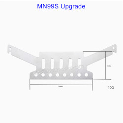 MN model MN99S upgraded parts front guard plate front bumper stainless steel armor bottom guard-1