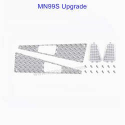 MN MODEL MN99S Upgrade Parts Metal Anti skid Plate Engine Hood Air Intake