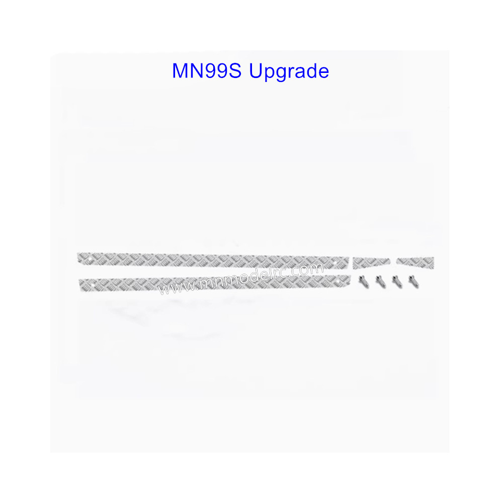 MN MODEL MN99S Upgrade Parts Side skid plate-1