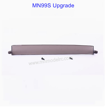 MN MODEL MN99S Upgrade Parts Sun hat Rain shield Acrylic transparent black-1