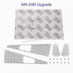 MN MODEL MN D90 Upgrade Parts Metal Anti skid Plate Engine Hood Air Intake