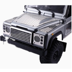 MN MODEL MN D90 Upgrade Parts Metal Anti skid Plate Engine Hood Air Intake