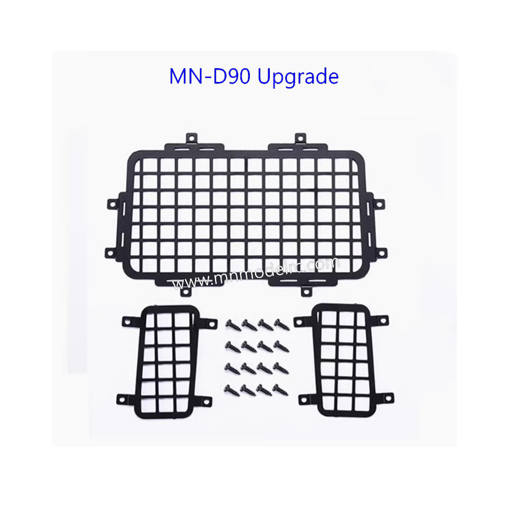 MN MODEL MN D90 Upgrade Parts Metal three dimensional window net Rear window net-3