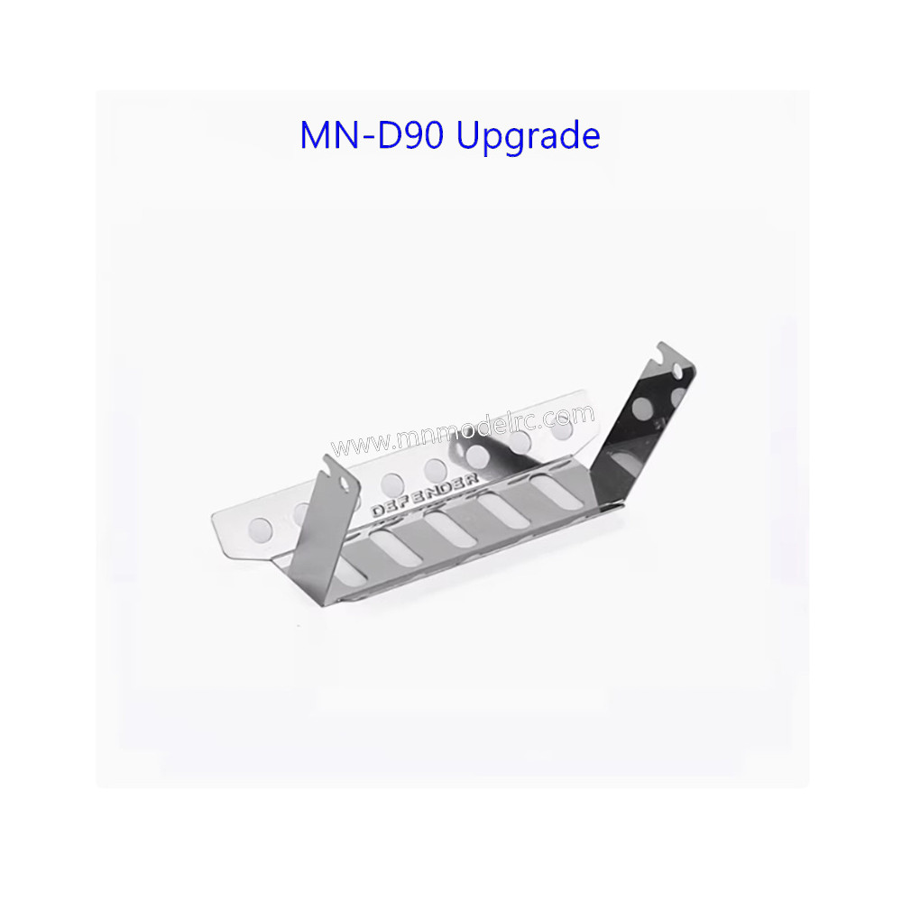 MN MODEL MN D90 Upgrade Parts Chassis front guard plate front bumper stainless steel armor bottom protection-1