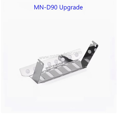 MN MODEL MN D90 Upgrade Parts Chassis front guard plate front bumper stainless steel armor bottom protection-1