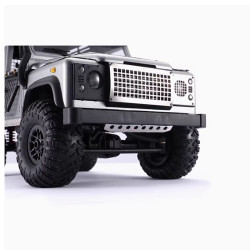 MN MODEL MN D90 Upgrade Parts Chassis front guard plate front bumper stainless steel armor bottom protection Renderings