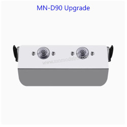 MN MODEL MN D90 Upgrade Parts Front chassis guard plate front bumper protection with lights-3