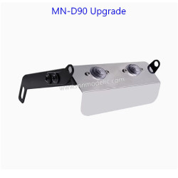 MN MODEL MN D90 Upgrade Parts Front chassis guard plate front bumper protection with lights-4