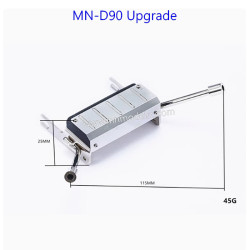 MN MODEL MN D90 Upgrade Parts Metal exhaust pipe simulated fuel tank exhaust pipe-1