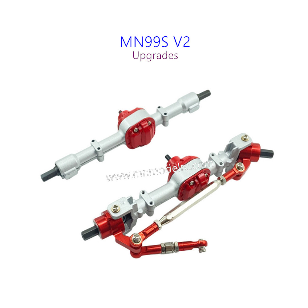 MN MODEL MN99S V2 Modified Upgrade Parts metal front and rear axles