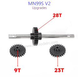 MN MODEL MN99S V2 Modified Upgrade Parts metal gear set for gearbox