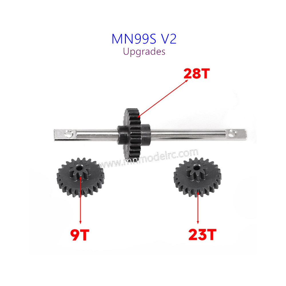 MN MODEL MN99S V2 Modified Upgrade Parts metal gear set for gearbox