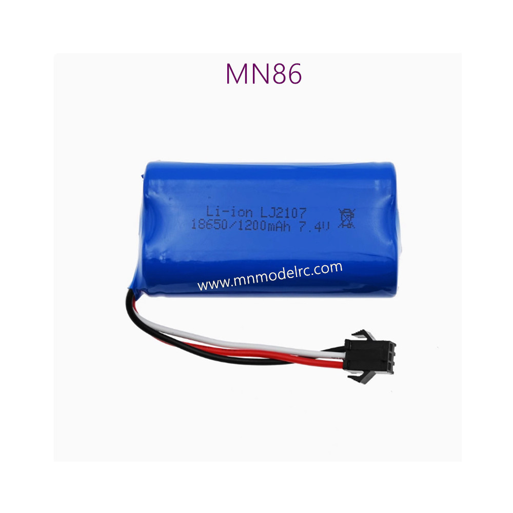 MN MODEL MN86 RC CAR Parts Original battery 1200MAH