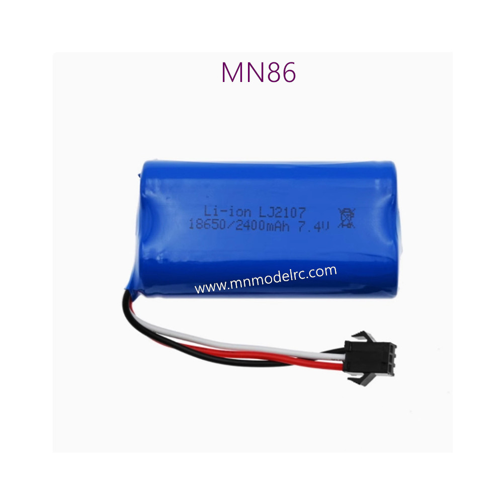 MN MODEL MN86 RC CAR Parts Original 3000 large capacity battery