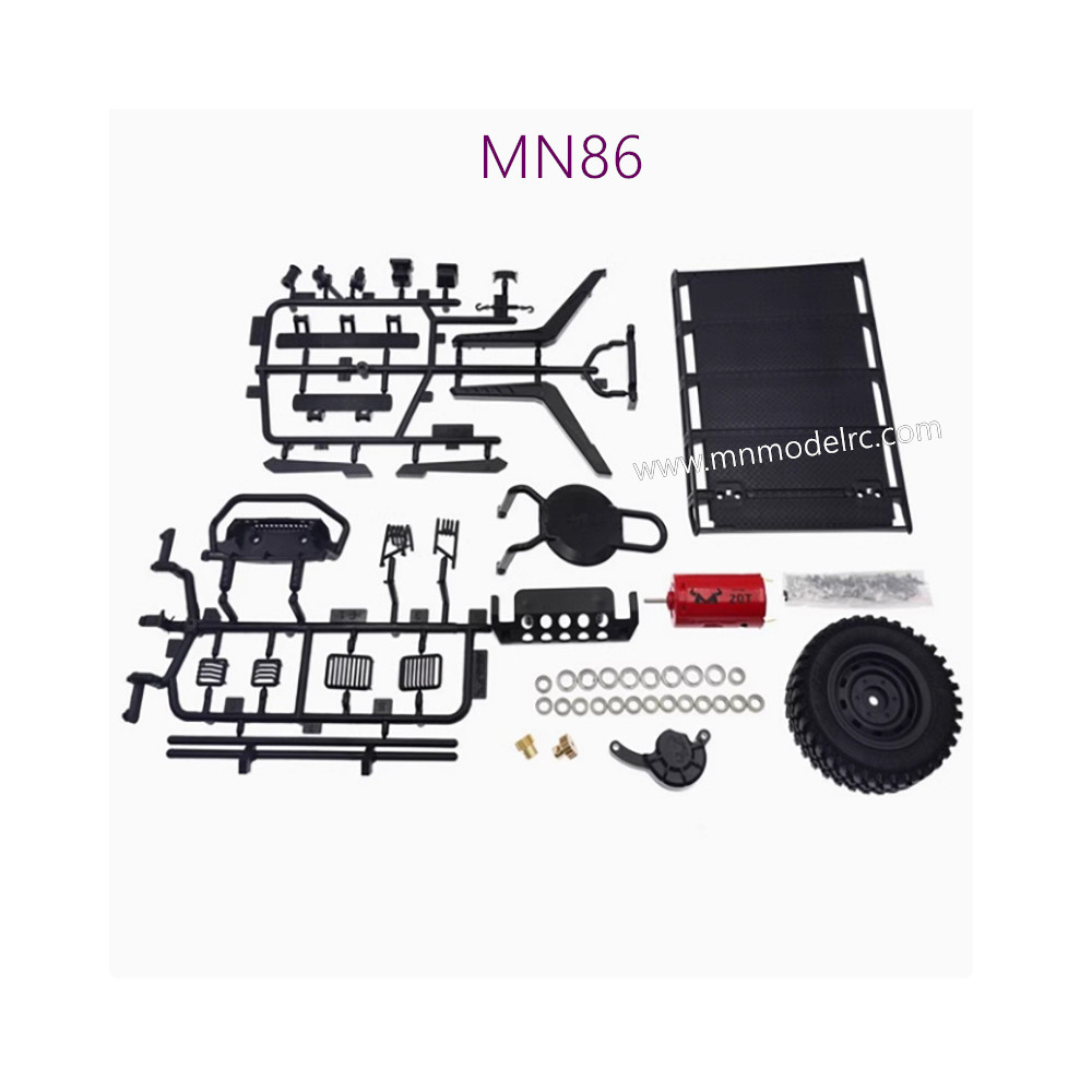 MN MODEL MN86 RC CAR Parts Original Brabus kit