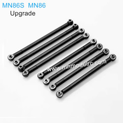 MN MODEL MN86S MN86 Upgraded Parts Metal Tie Rod 8 black