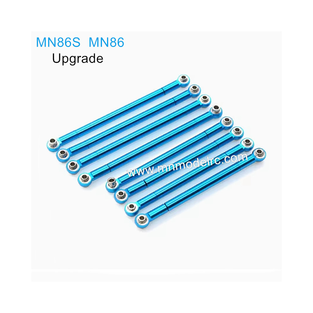 MN MODEL MN86S MN86 Upgraded Parts Metal Tie Rod 8 blue