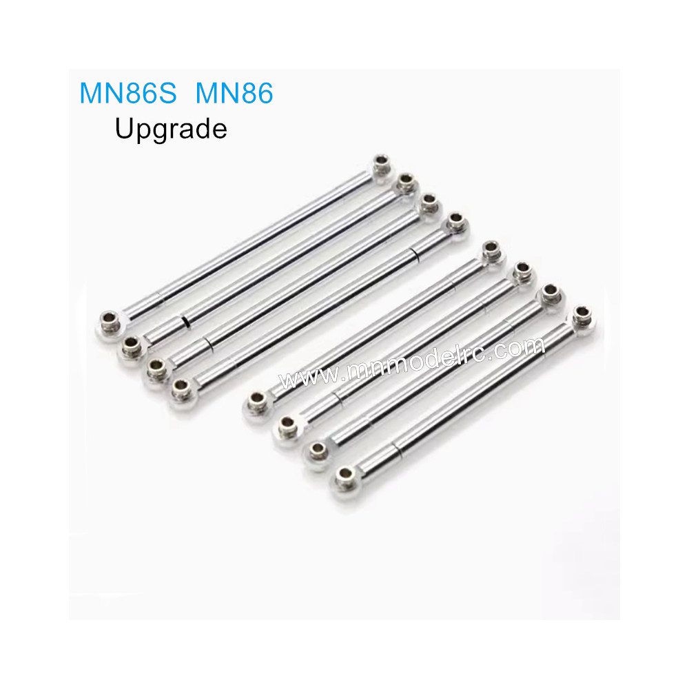 MN MODEL MN86S MN86 Upgraded Parts Metal Tie Rod 8 silver