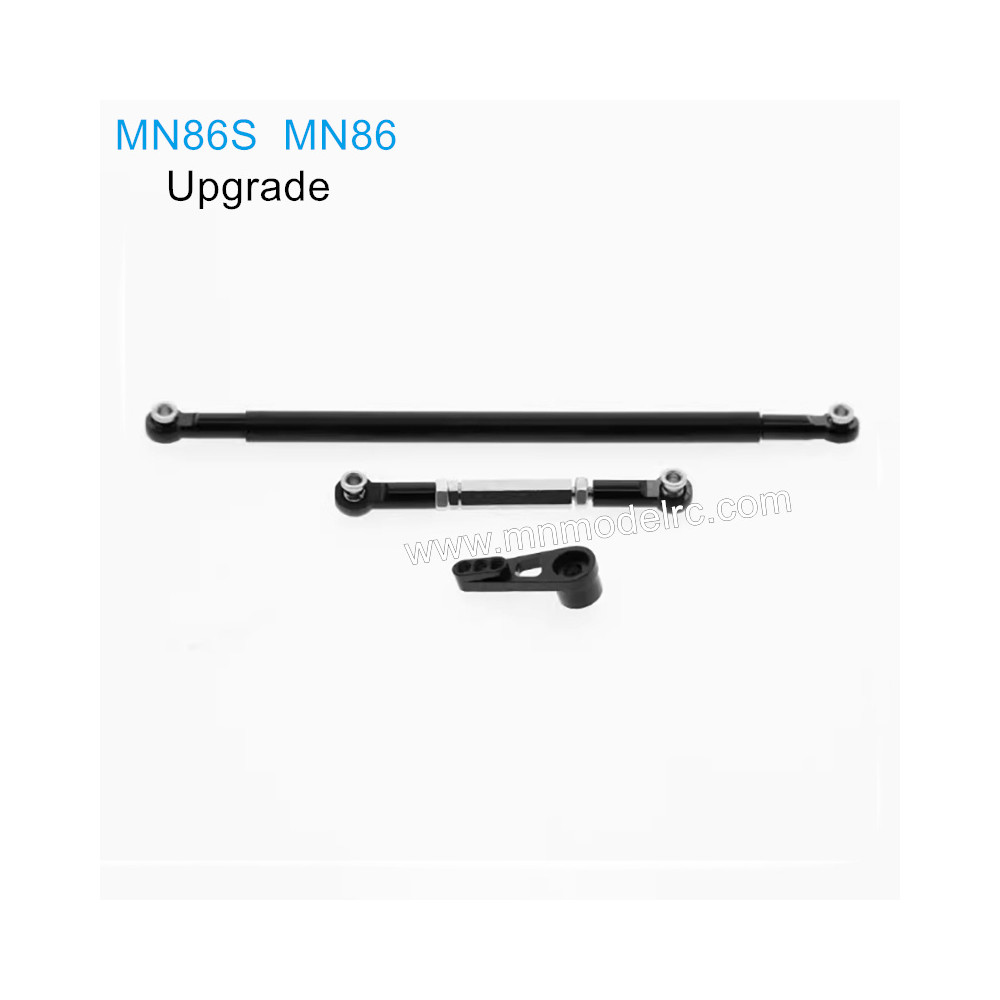 MN MODEL MN86S MN86 Upgraded Parts Steering Tie Rod black