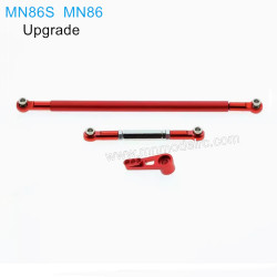 MN MODEL MN86S MN86 Upgraded Parts Steering Tie Rod red