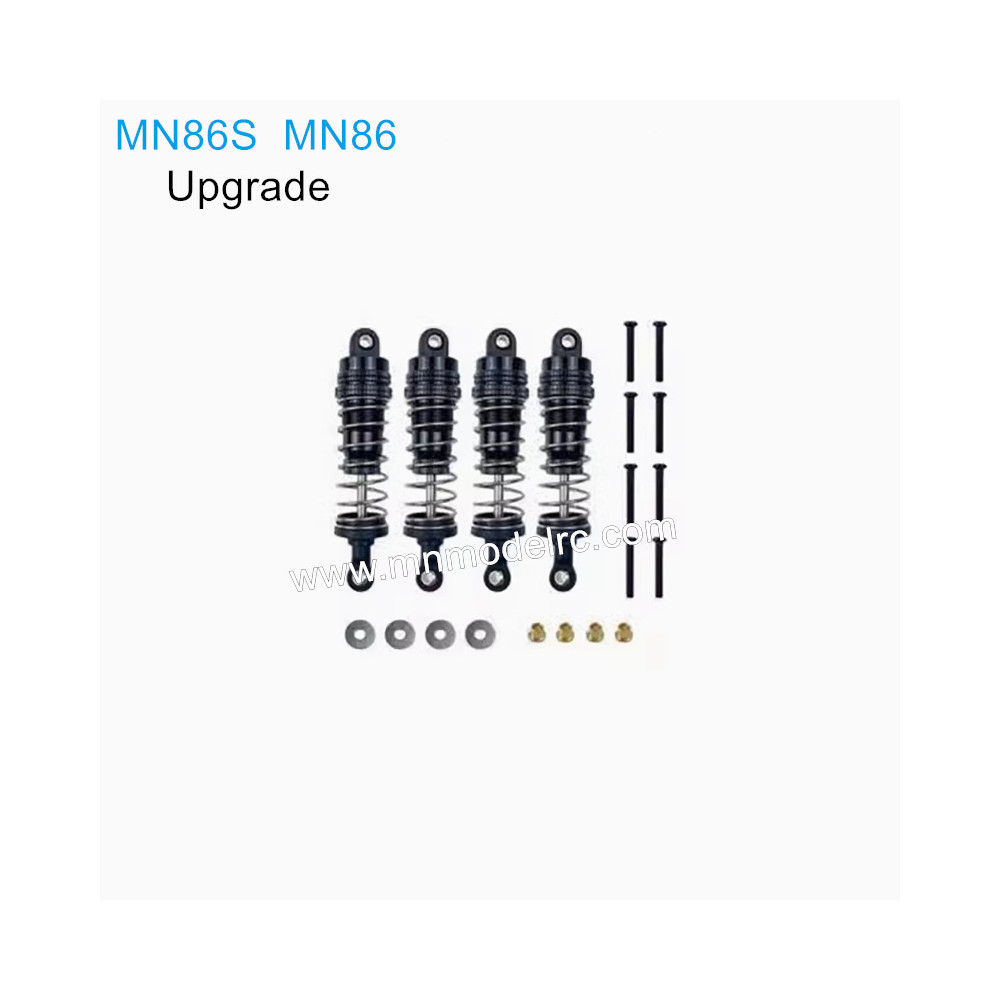 MN MODEL MN86S MN86 Upgraded Parts Metal Shock Absorber Black