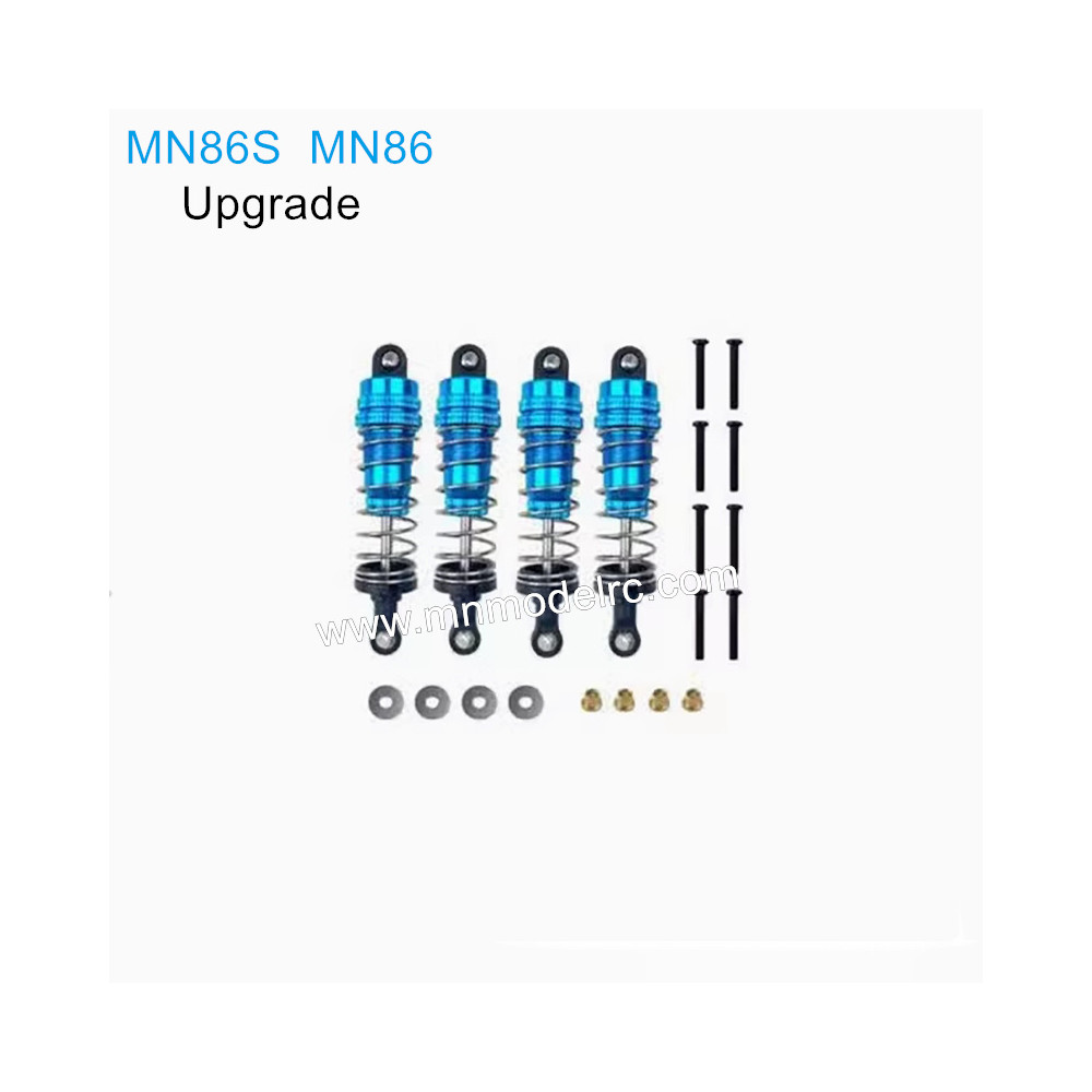 MN MODEL MN86S MN86 Upgraded Parts Metal Shock Absorber blue