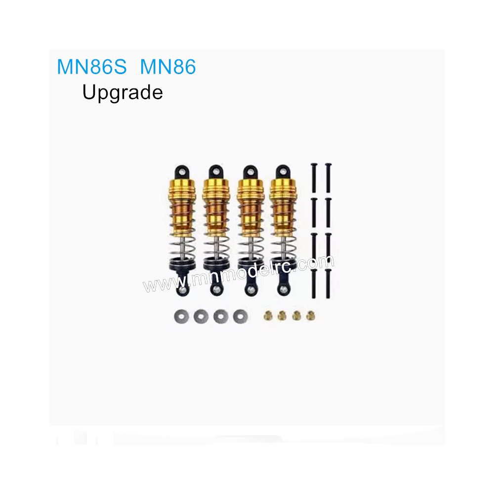 MN MODEL MN86S MN86 Upgraded Parts Metal Shock Absorber gold