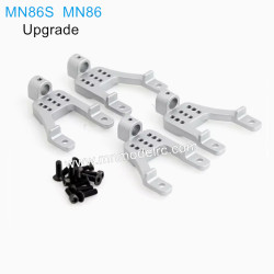 MN MODEL MN86S MN86 Upgraded Parts Metal Shock Absorber Bracket SILVER