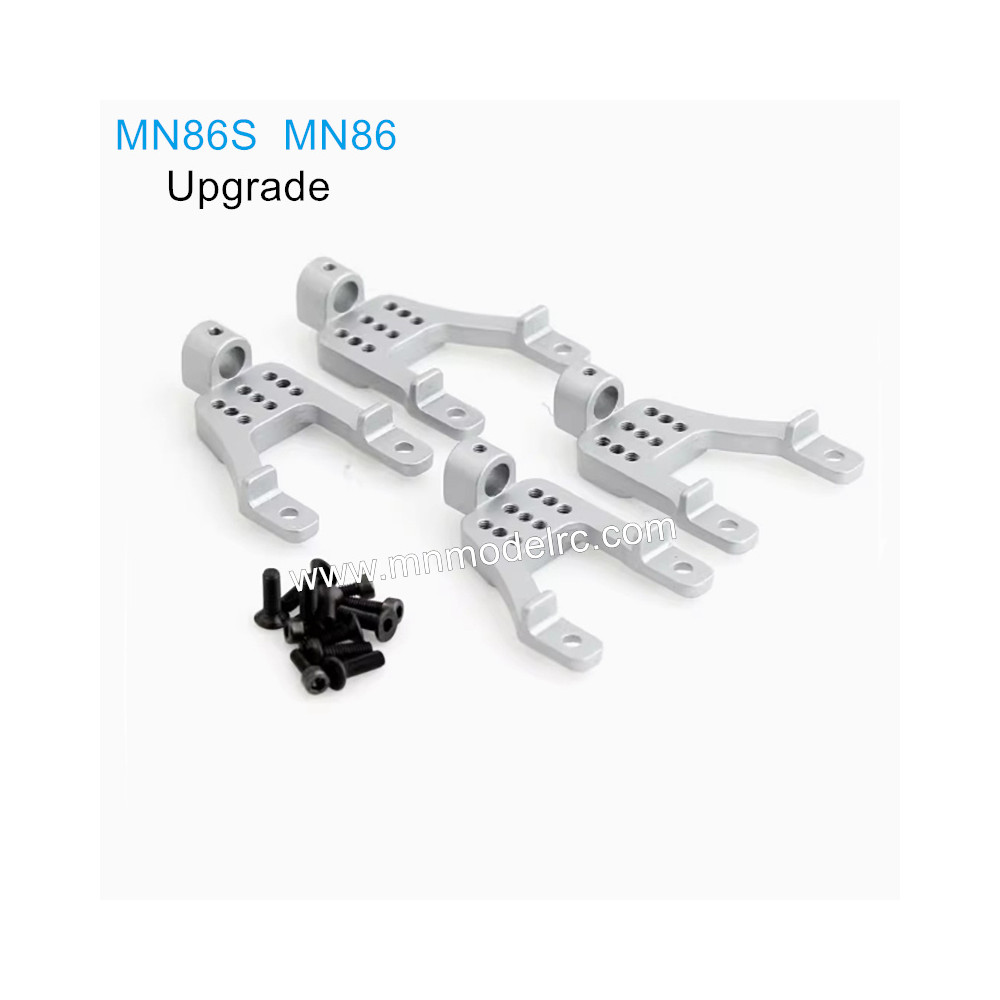MN MODEL MN86S MN86 Upgraded Parts Metal Shock Absorber Bracket SILVER