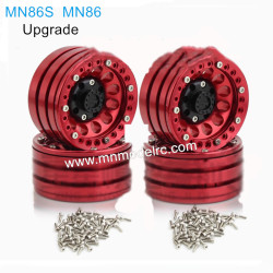 MN MODEL MN86S MN86 Upgraded Parts Six Claw Wheel Red