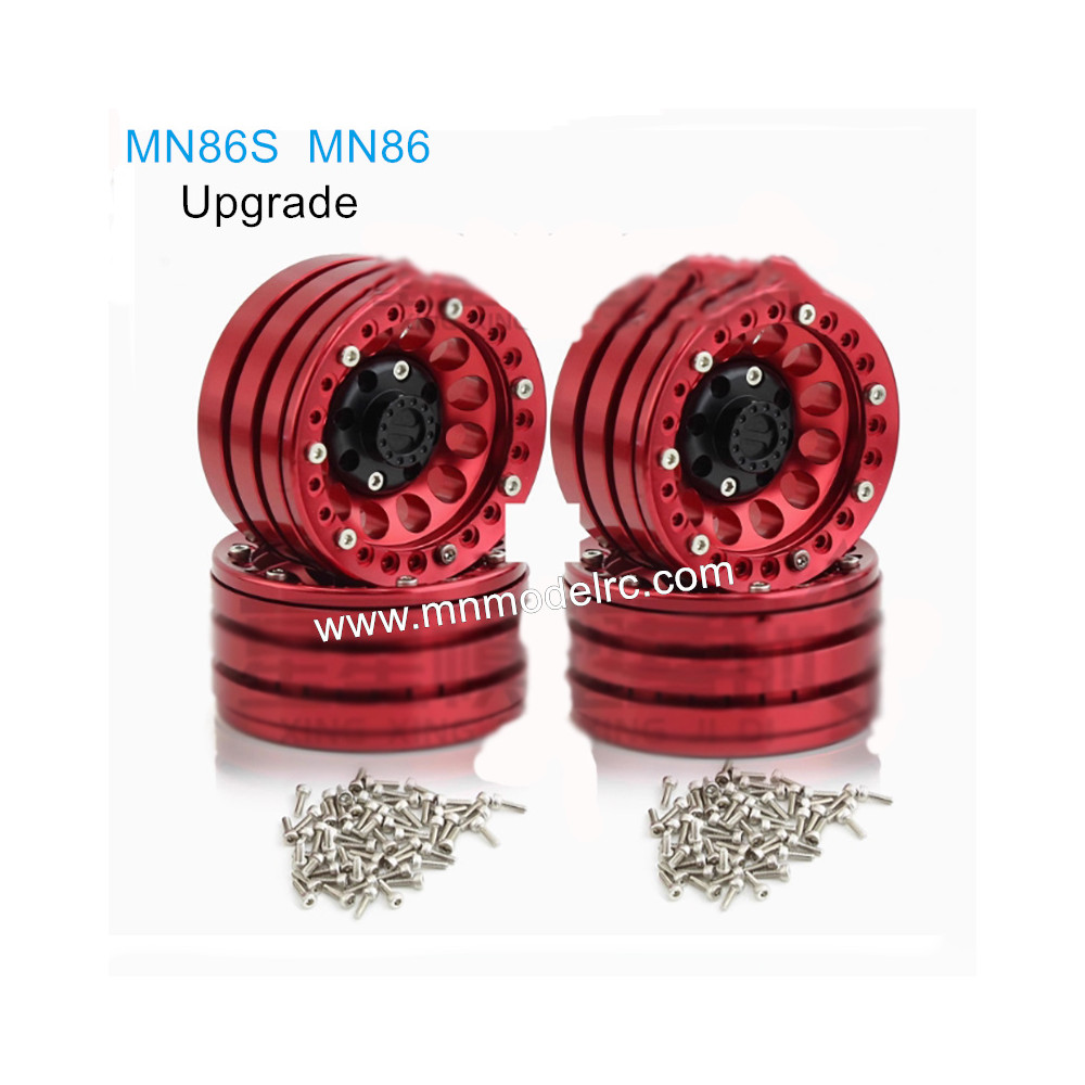 MN MODEL MN86S MN86 Upgraded Parts Six Claw Wheel Red